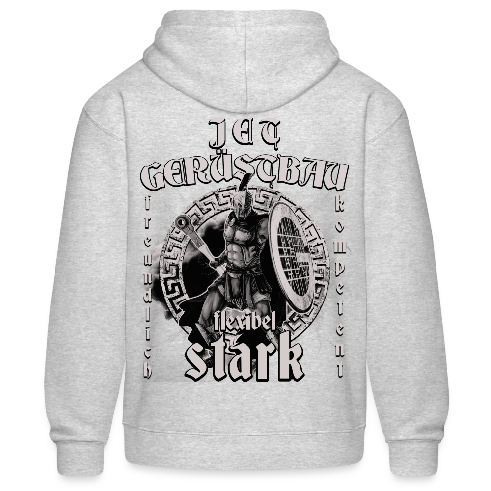 Krieger Hoodie - Grau meliert
