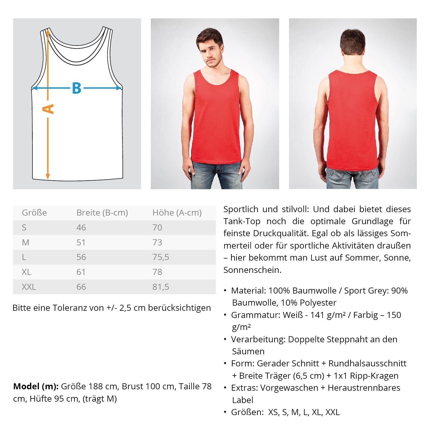 ACHTUNG Gerüstbauer  - Herren Tanktop €19.95 Gerüstbauer - Shop >>
