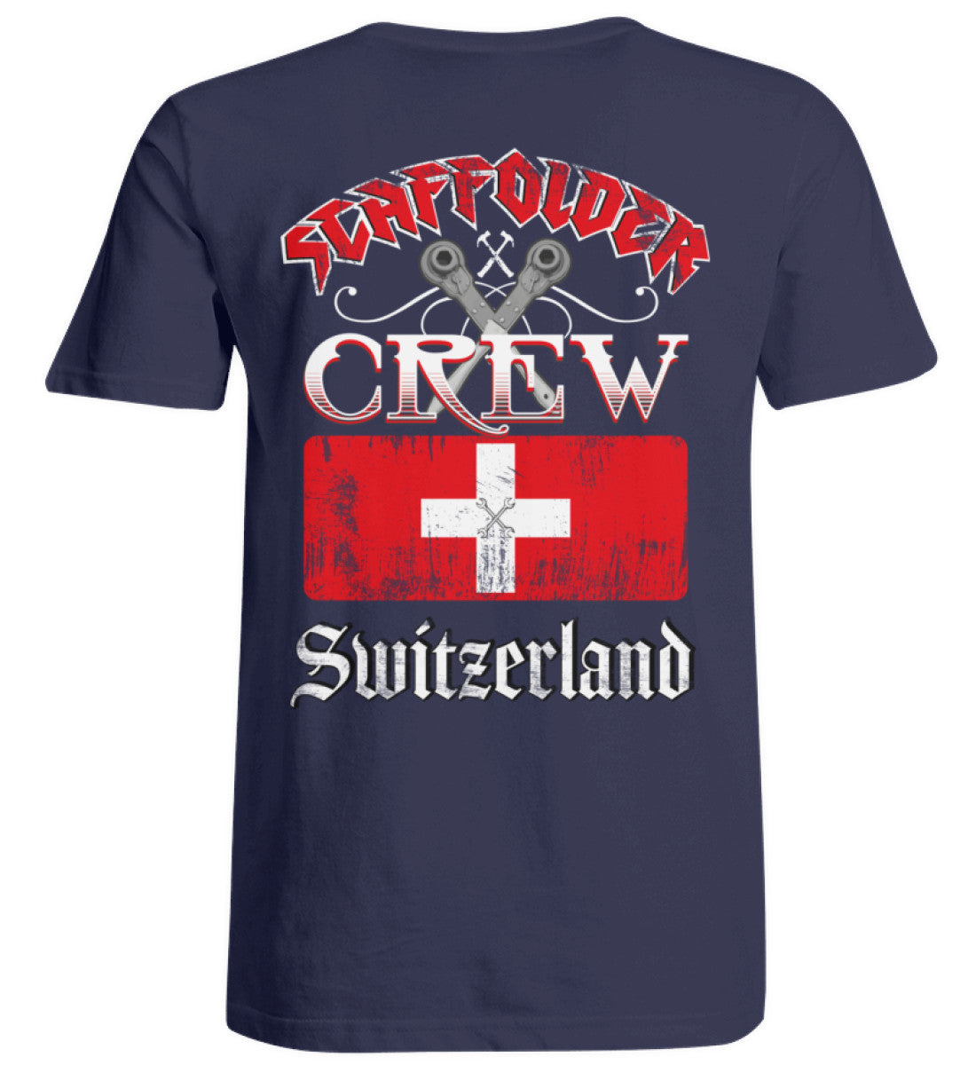 Scaffolder Crew Switzerland Übergrößenshirt €26.95 Gerüstbauer - Shop >>