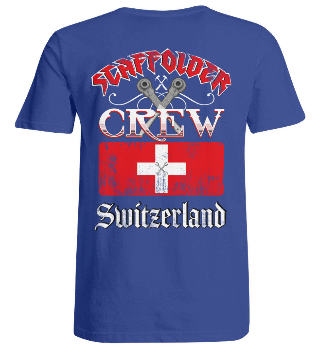 Scaffolder Crew Switzerland Übergrößenshirt €26.95 Gerüstbauer - Shop >>