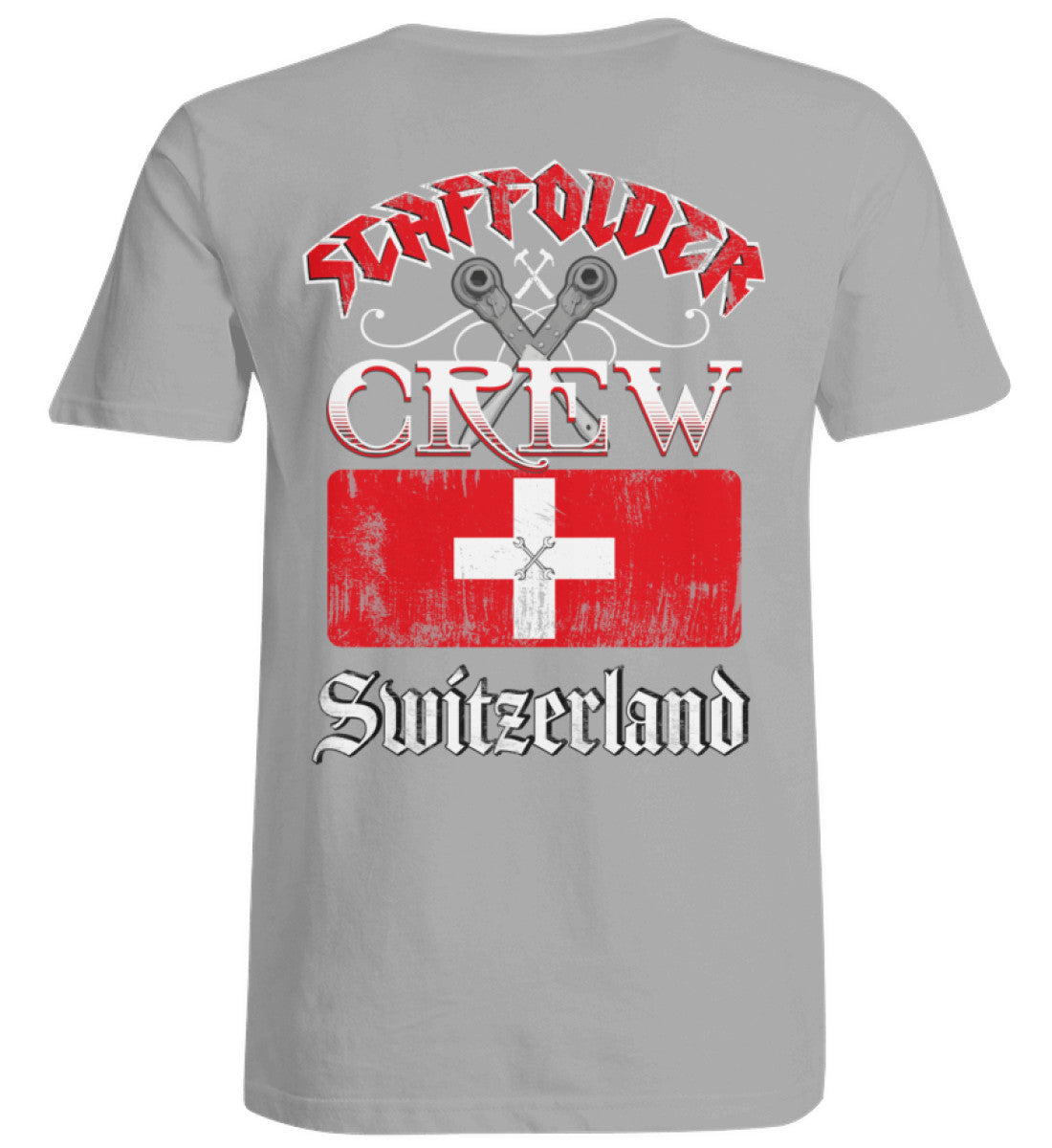 Scaffolder Crew Switzerland Übergrößenshirt €26.95 Gerüstbauer - Shop >>