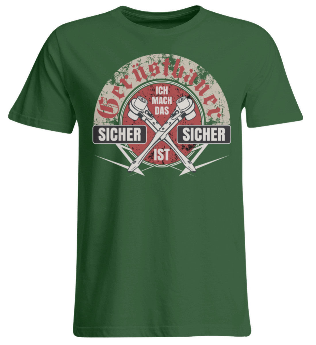 Gerüstbauer ICH MACH DAS - Übergrößenshirt €24.95 Gerüstbauer - Shop >>