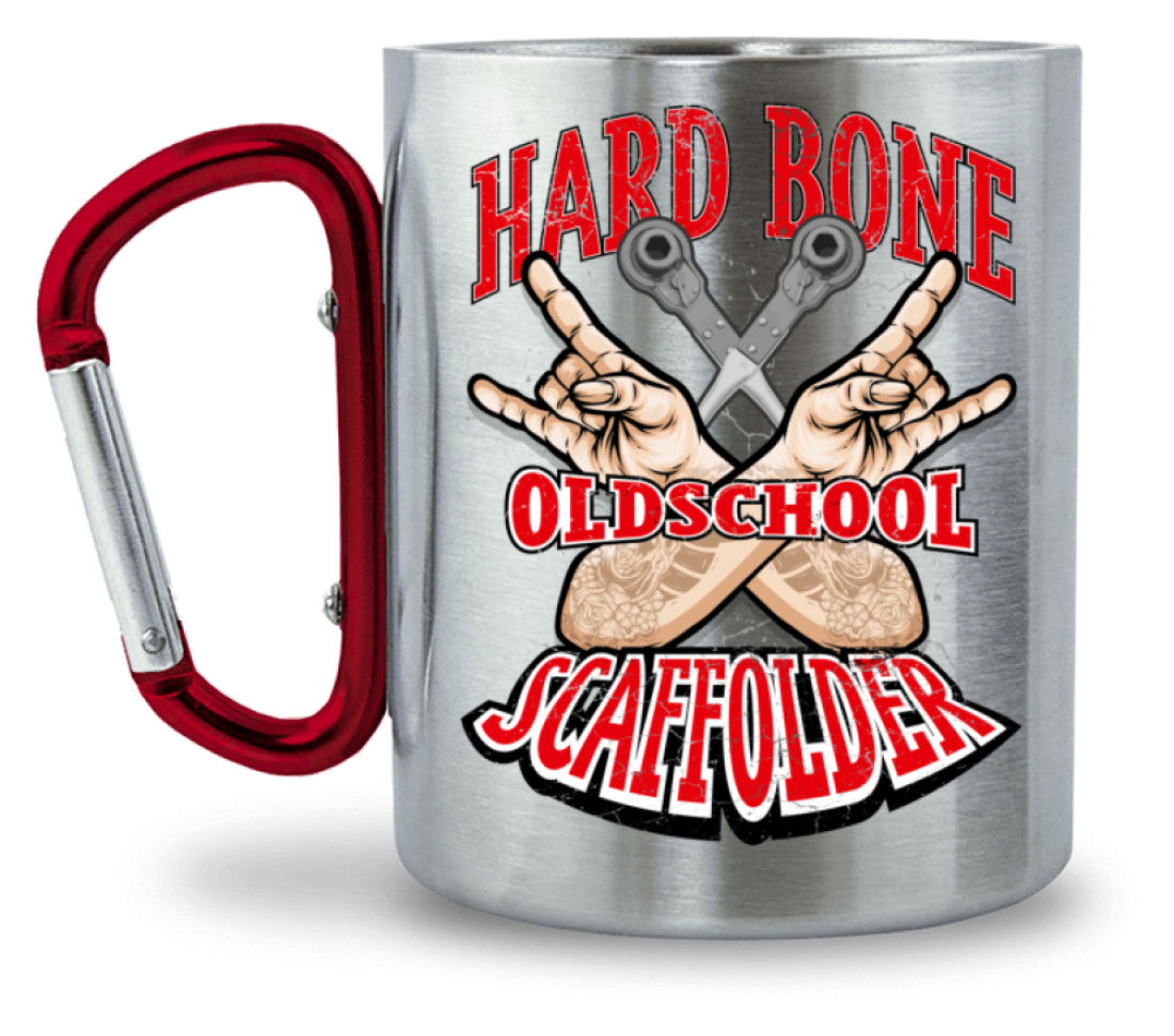 Hard Bone - Edelstahltasse mit Karabinergriff €19.95 Gerüstbauer - Shop >>