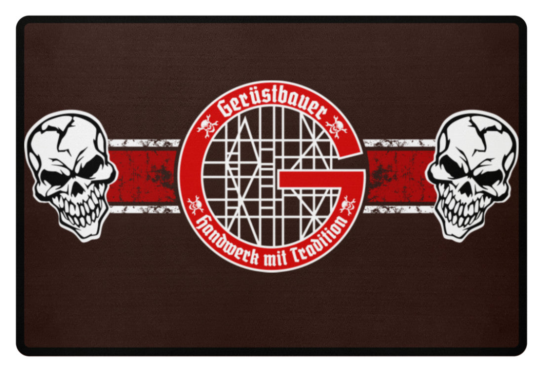 Gerüstbauer / Skull - Fußmatte €34.95 Gerüstbauer - Shop >>