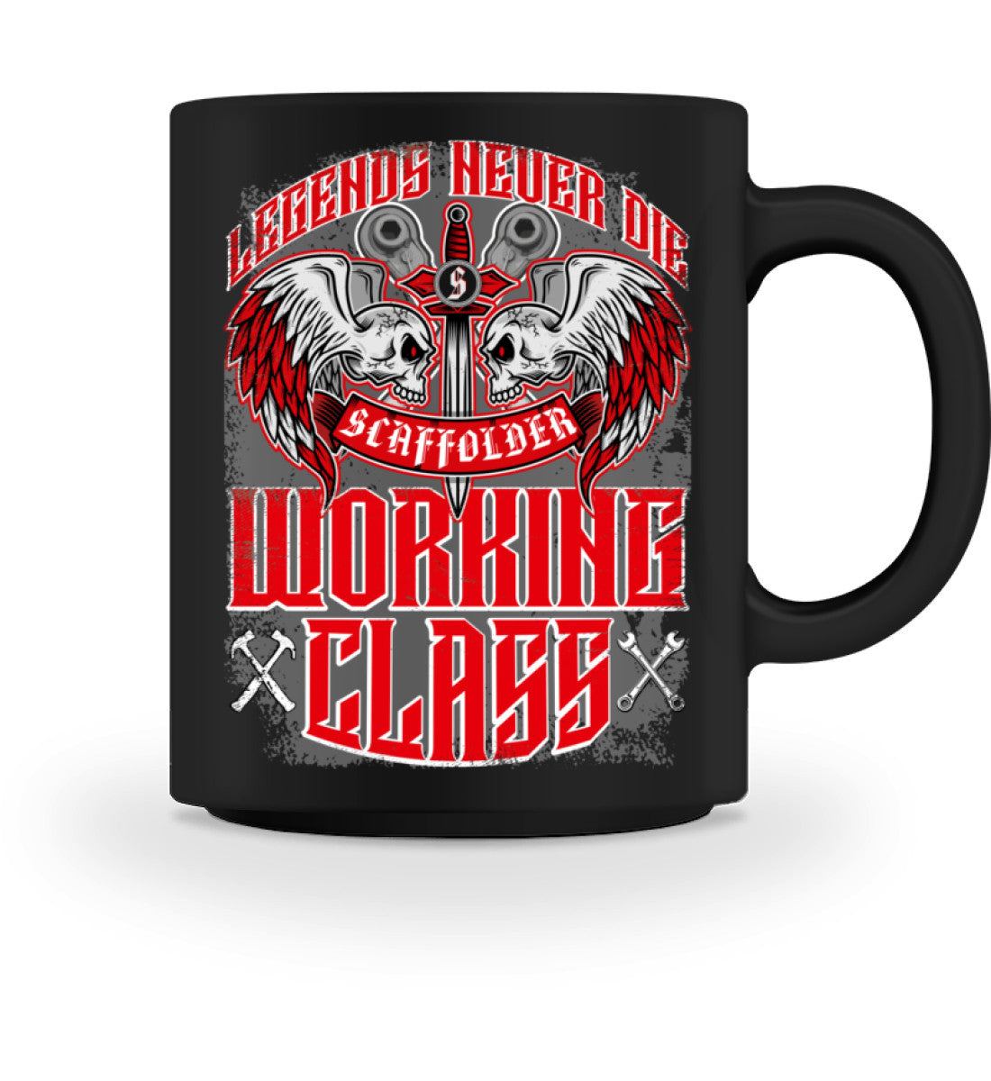 Gerüstbauer Tasse / LEGENDS NEVER DIE €18.95 Gerüstbauer - Shop >>