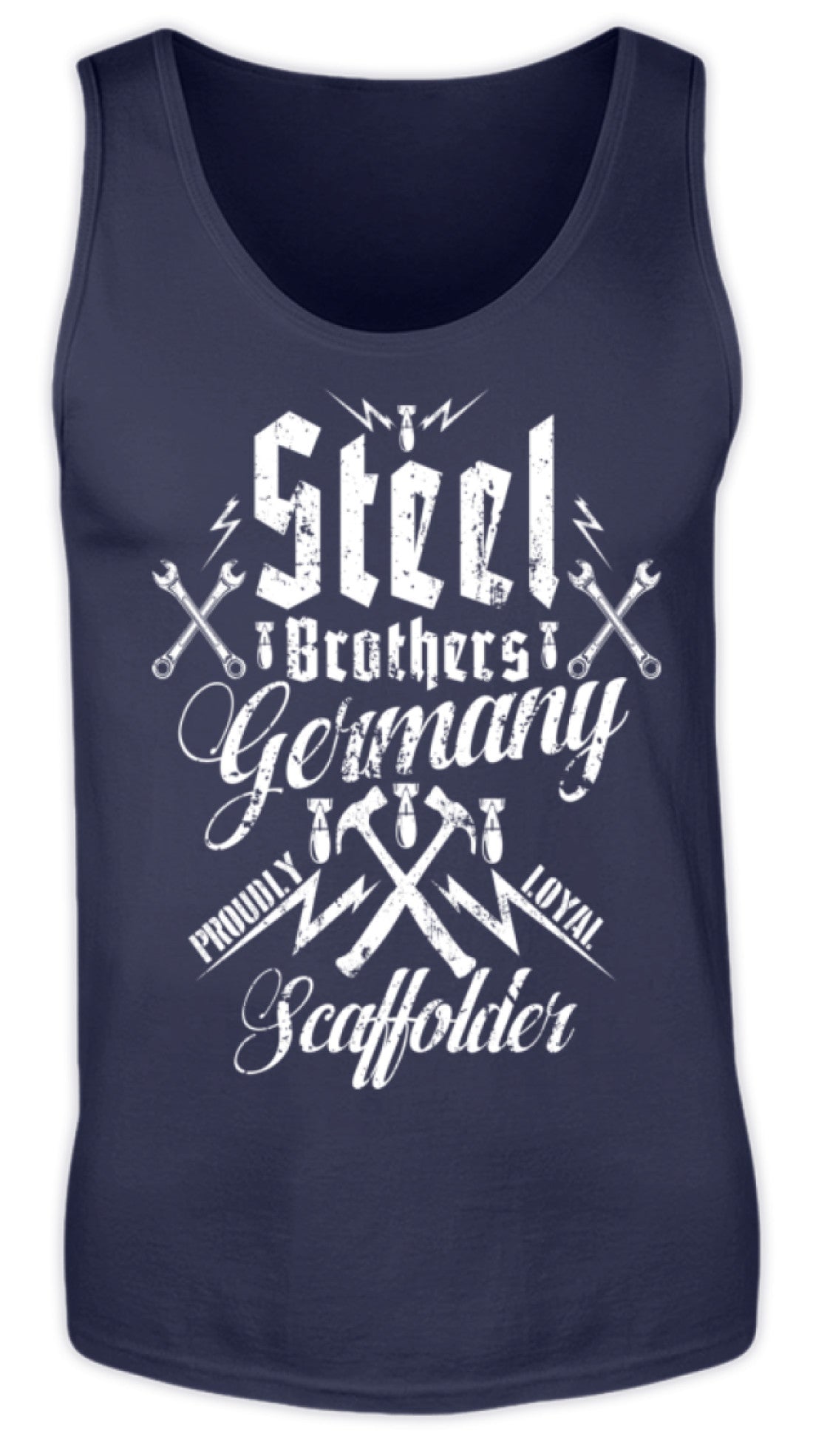 Gerüstbauer / Steel Brothers - Herren Tanktop €19.95 Gerüstbauer - Shop >>