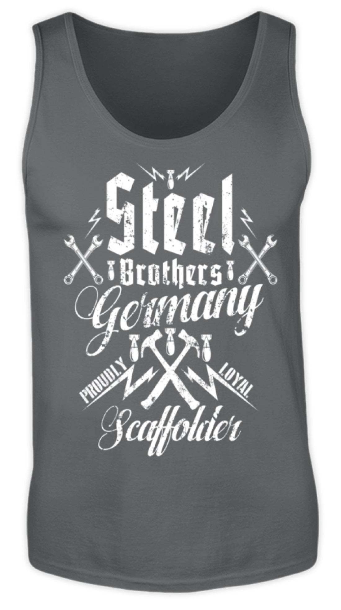 Gerüstbauer / Steel Brothers - Herren Tanktop €19.95 Gerüstbauer - Shop >>