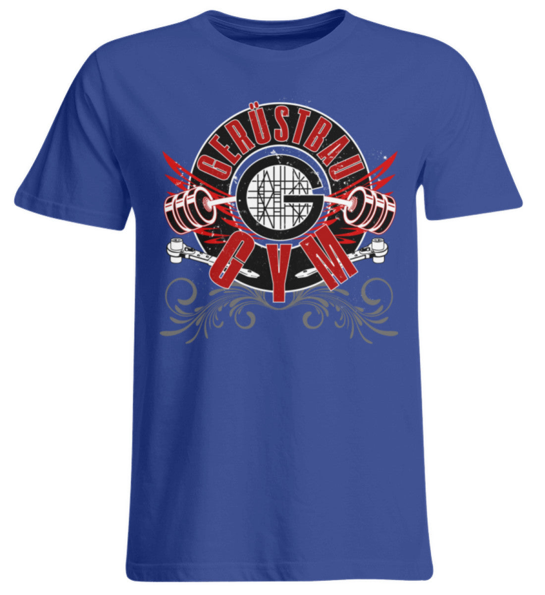 Gerüstbau GYM / IRON ROWDY - Übergrößenshirt €29.95 Gerüstbauer - Shop >>