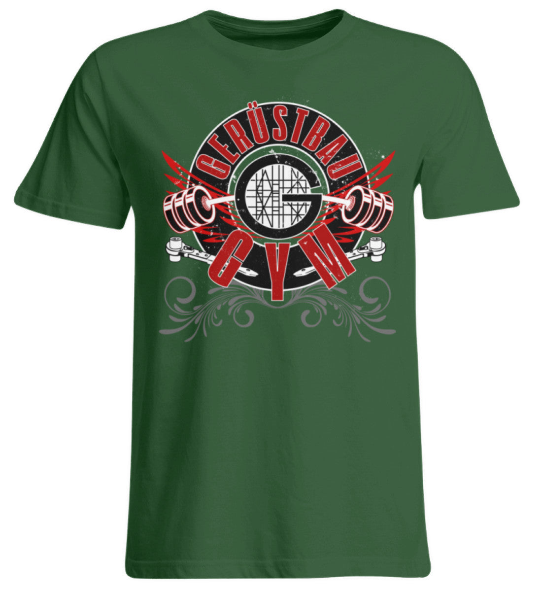 Gerüstbau GYM / IRON ROWDY - Übergrößenshirt €29.95 Gerüstbauer - Shop >>