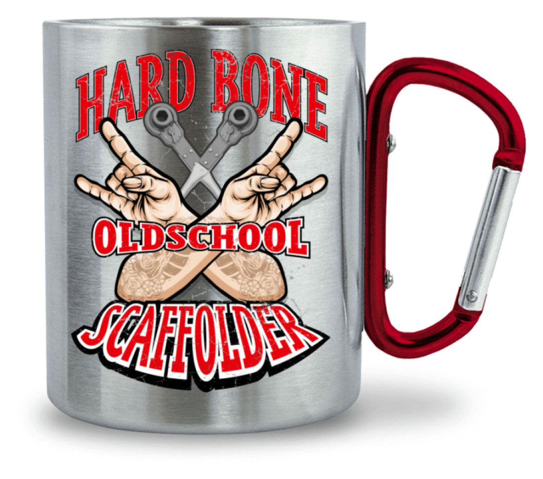 Hard Bone - Edelstahltasse mit Karabinergriff €19.95 Gerüstbauer - Shop >>