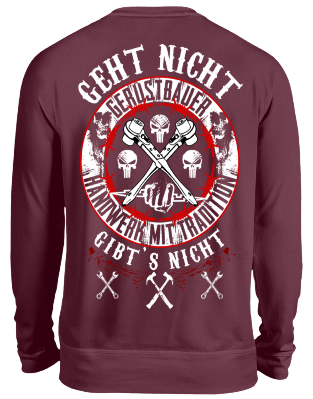 Gerüstbauer / GEHT NICHT GIBT`S NICHT II - Unisex Pullover €34.95 Gerüstbauer - Shop >>