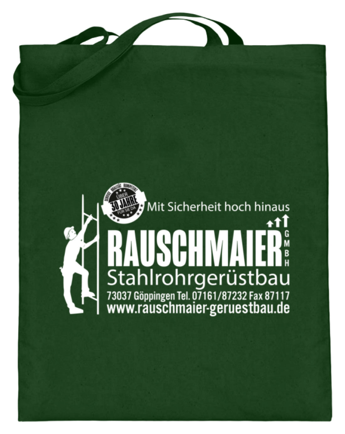 Gerüstbau Rauschmaier - Jutebeutel (mit langen Henkeln) €15.95 Gerüstbauer - Shop >>