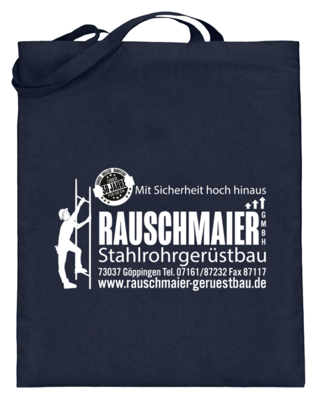 Gerüstbau Rauschmaier - Jutebeutel (mit langen Henkeln) €15.95 Gerüstbauer - Shop >>