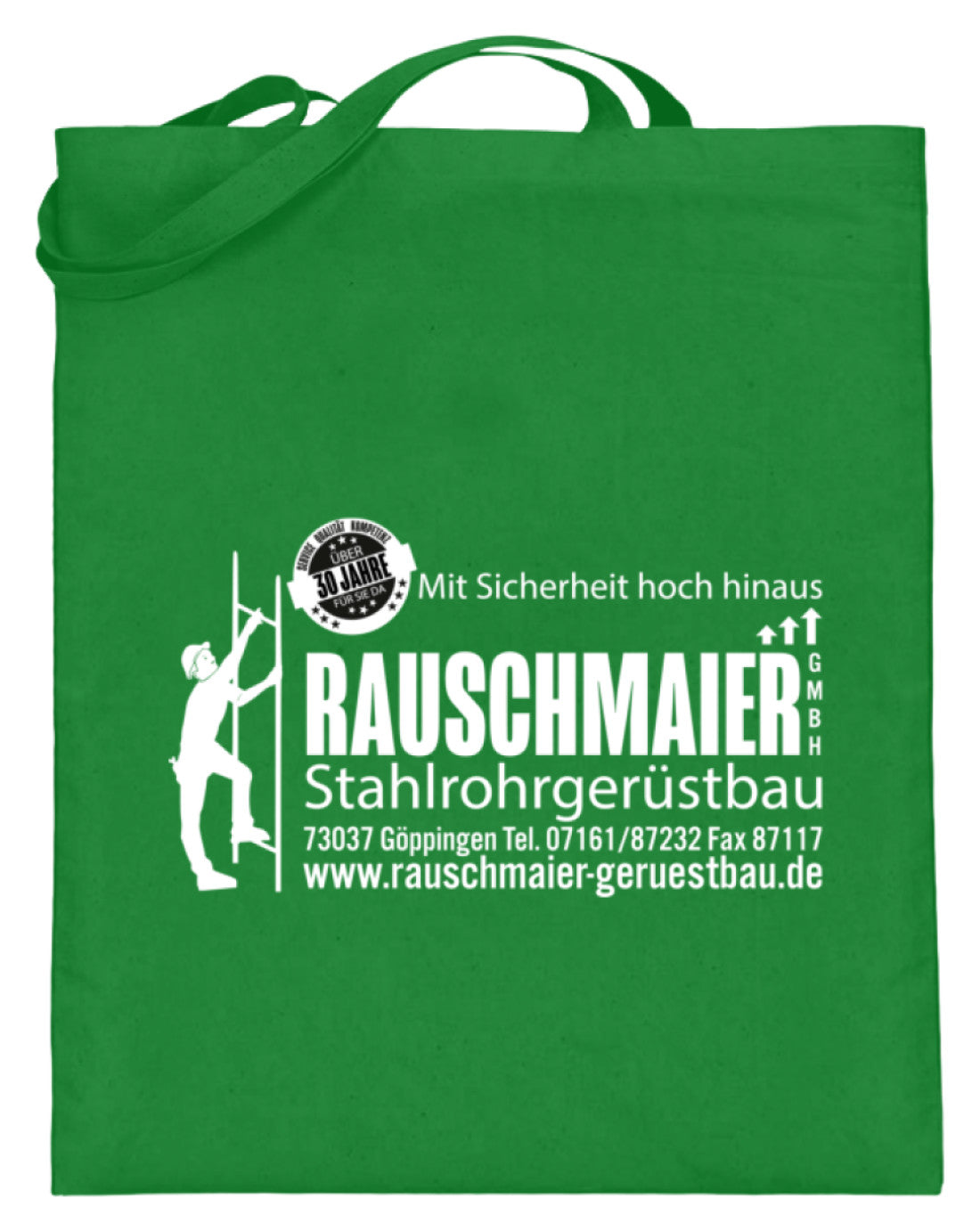 Gerüstbau Rauschmaier - Jutebeutel (mit langen Henkeln) €15.95 Gerüstbauer - Shop >>