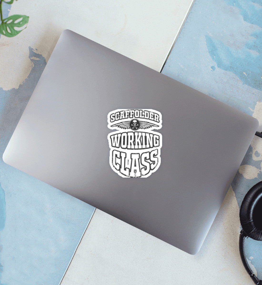 Scaffolder Working Class  - Sticker 10x10 €4.95 Gerüstbauer - Shop >>