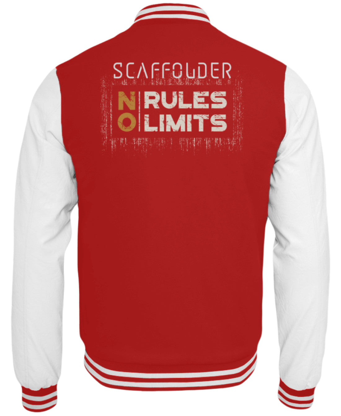Scaffolder NO RULES NO LIMITS - College Sweatjacke €59.95 Gerüstbauer - Shop >>