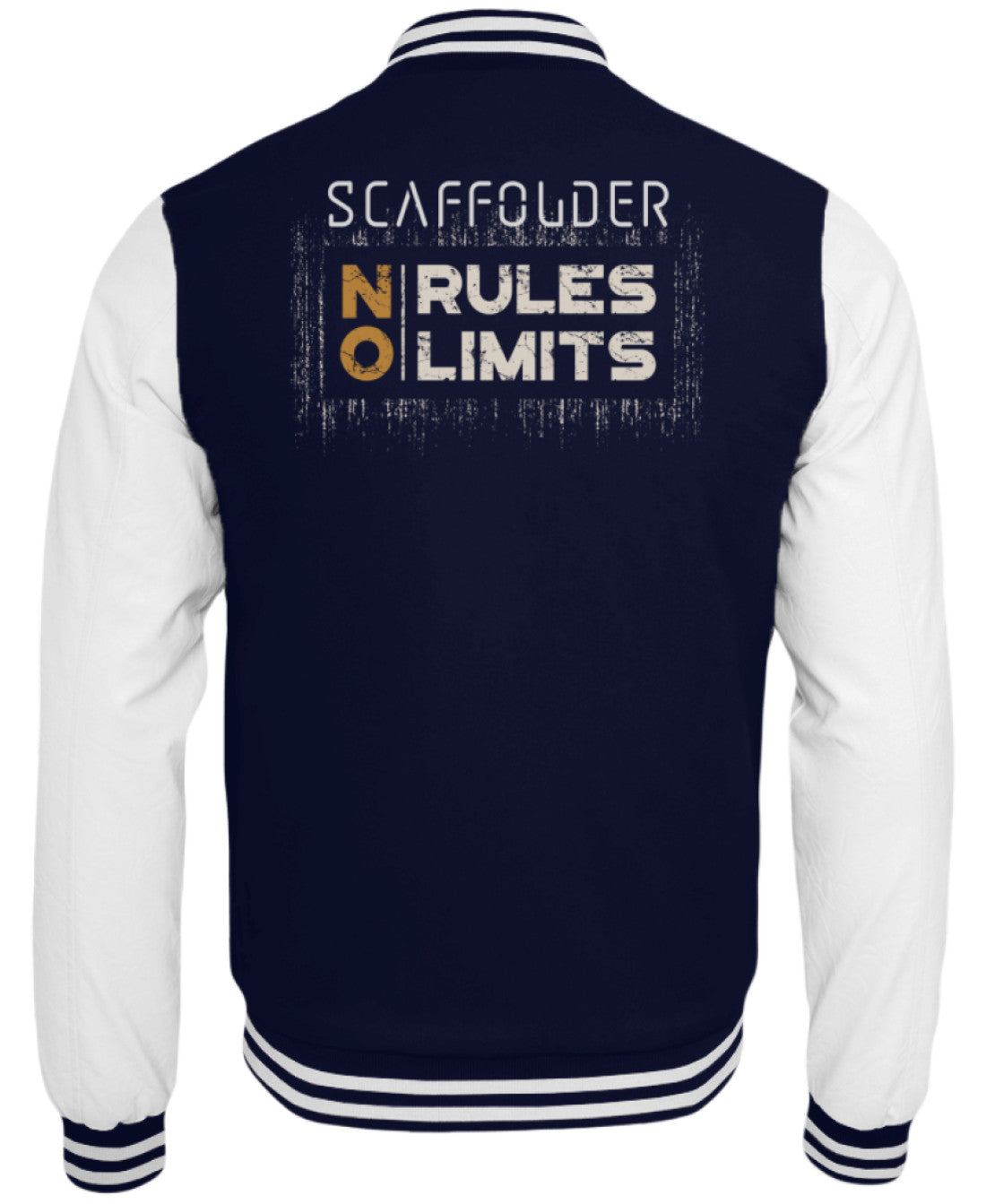 Scaffolder NO RULES NO LIMITS - College Sweatjacke €59.95 Gerüstbauer - Shop >>