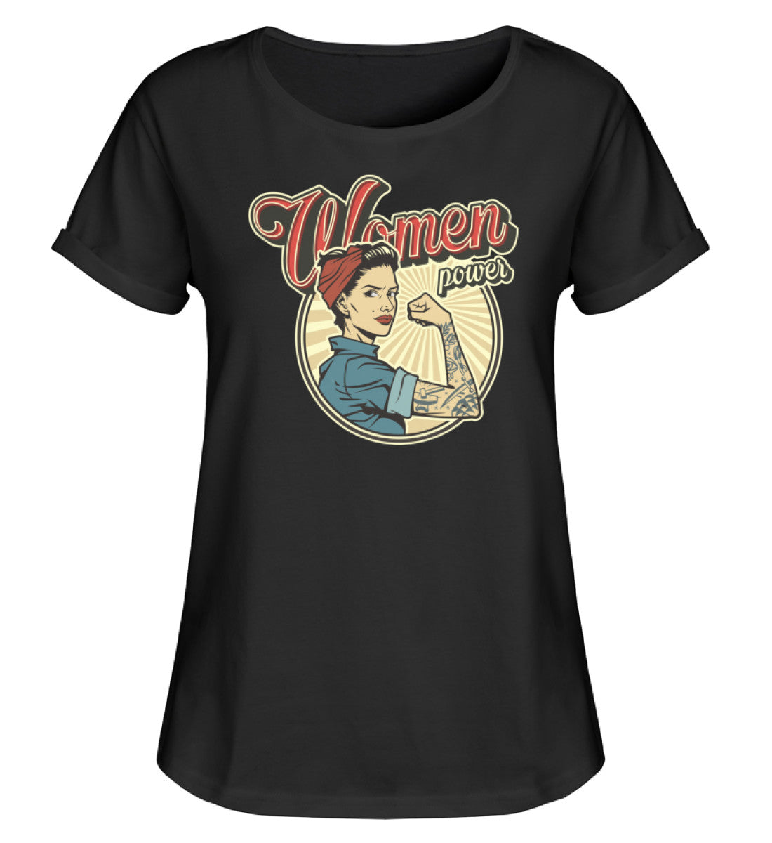 Women Power  - Damen RollUp Shirt €24.95 Gerüstbauer - Shop >>
