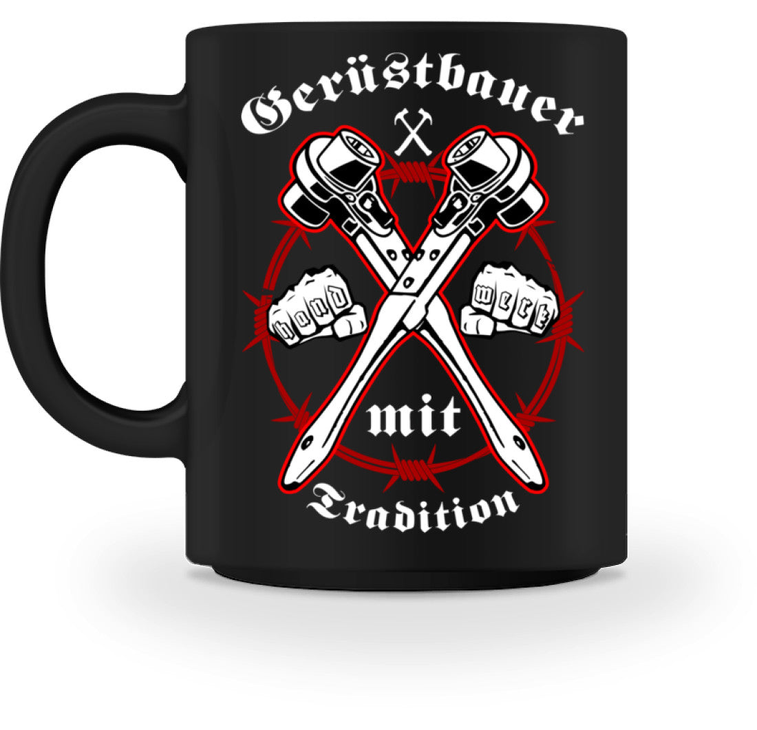 Gerüstbautasse / Handwerk mit Tradition - Tasse €18.95 Gerüstbauer - Shop >>