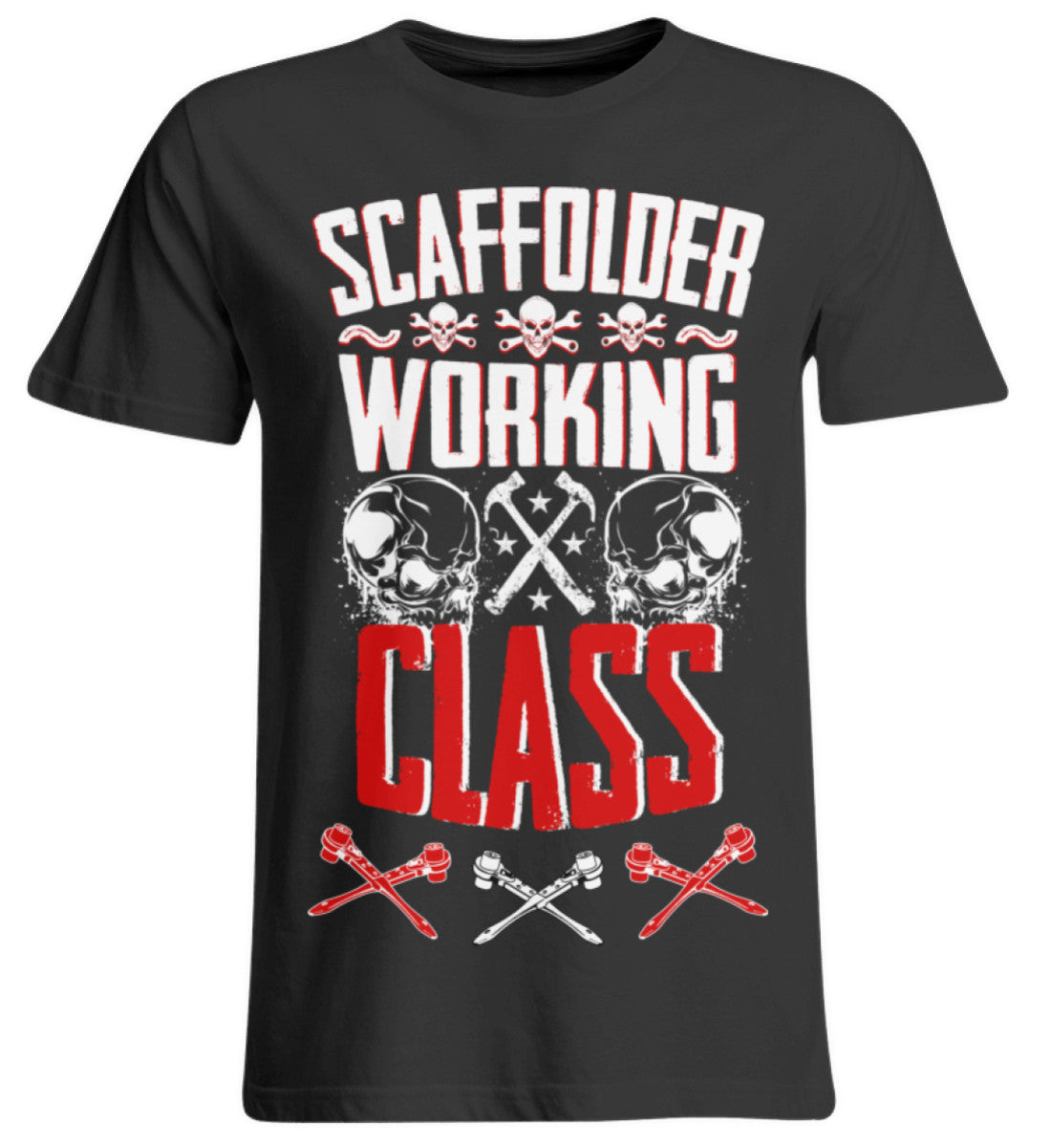 SCAFFOLDER WORKING CLASS  - Übergrößenshirt €24.95 Gerüstbauer - Shop >>