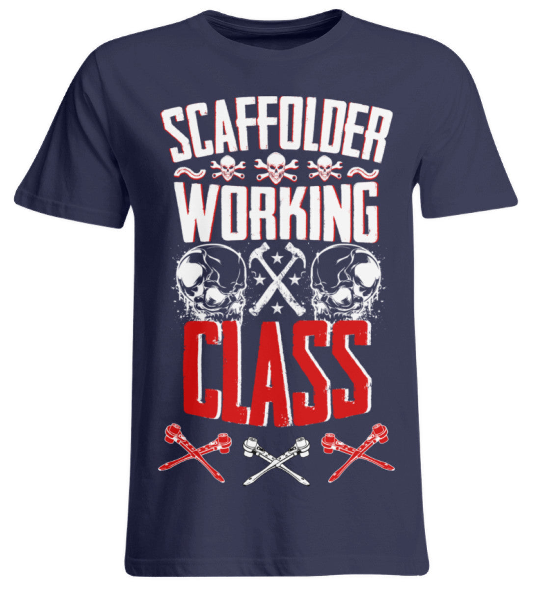 SCAFFOLDER WORKING CLASS - Übergrößenshirt €24.95 Gerüstbauer - Shop >>
