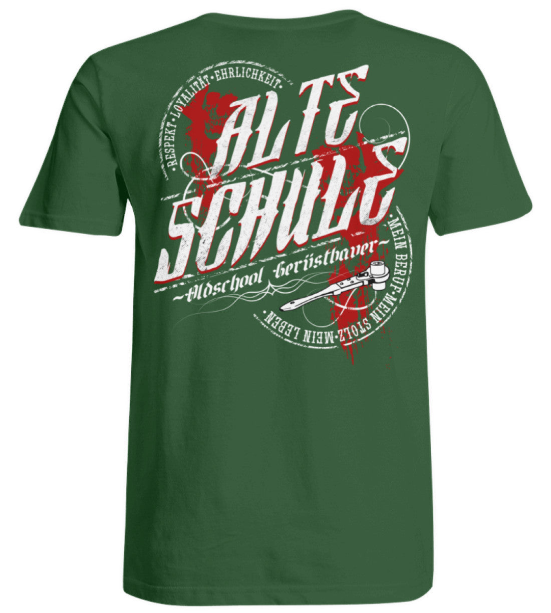 Gerüstbauer Alte Schule  - Übergrößenshirt €29.95 Gerüstbauer - Shop >>