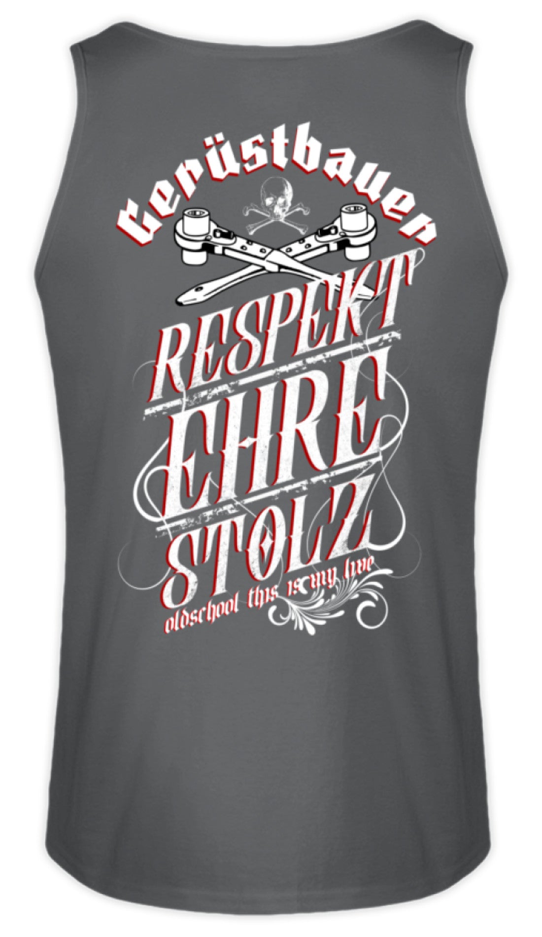 Gerüstbauer / RESPEKT EHRE STOLZ  - Herren Tanktop €22.95 Gerüstbauer - Shop >>