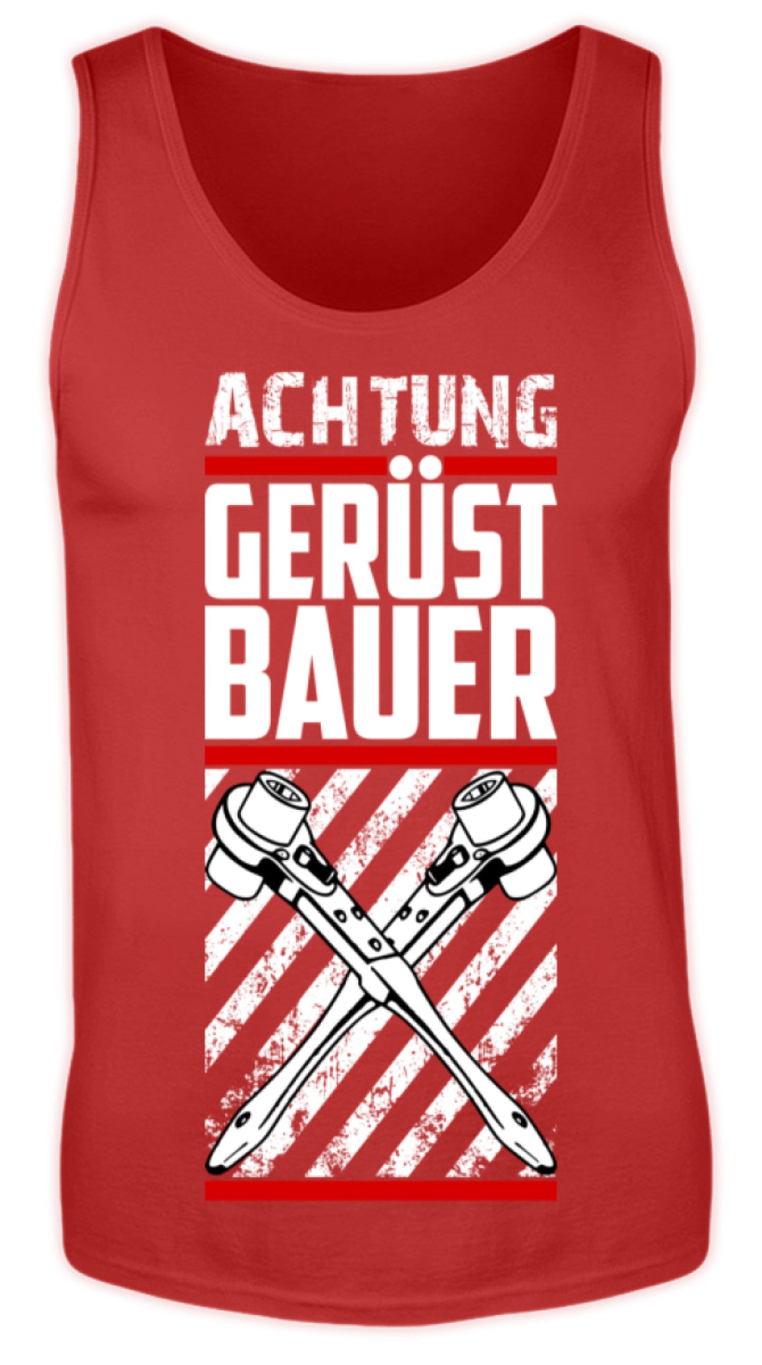 ACHTUNG Gerüstbauer - Herren Tanktop €19.95 Gerüstbauer - Shop >>