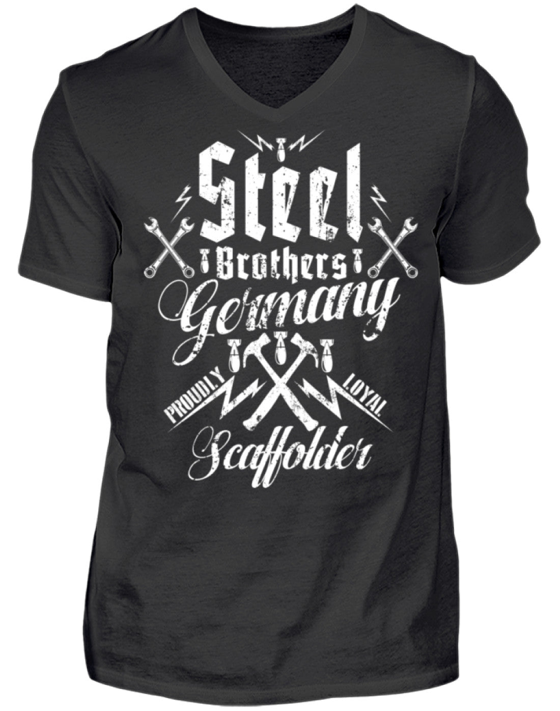 Gerüstbauer / Steel Brothers - Herren V-Neck Shirt €21.95 Gerüstbauer - Shop >>