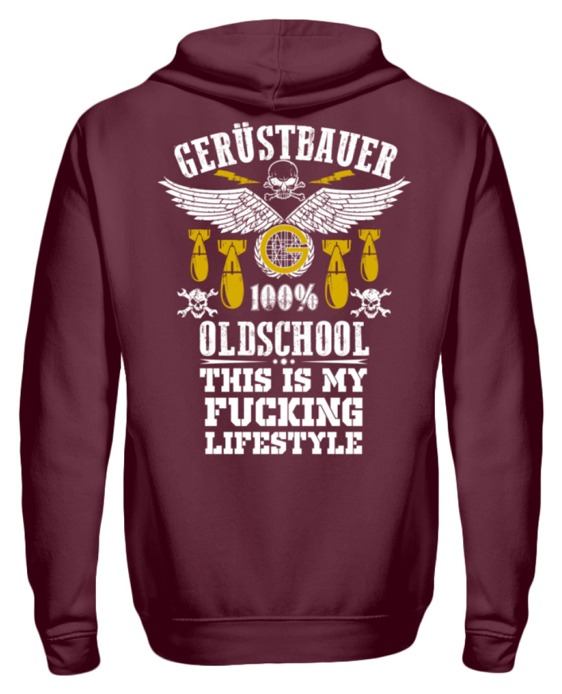Oldschool Gerüstbauer - Unisex Kapuzenpullover Hoodie €39.95 Gerüstbauer - Shop >>