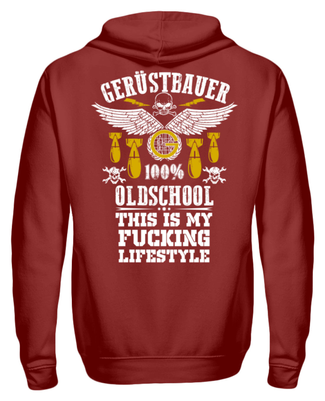 Oldschool Gerüstbauer - Unisex Kapuzenpullover Hoodie €39.95 Gerüstbauer - Shop >>
