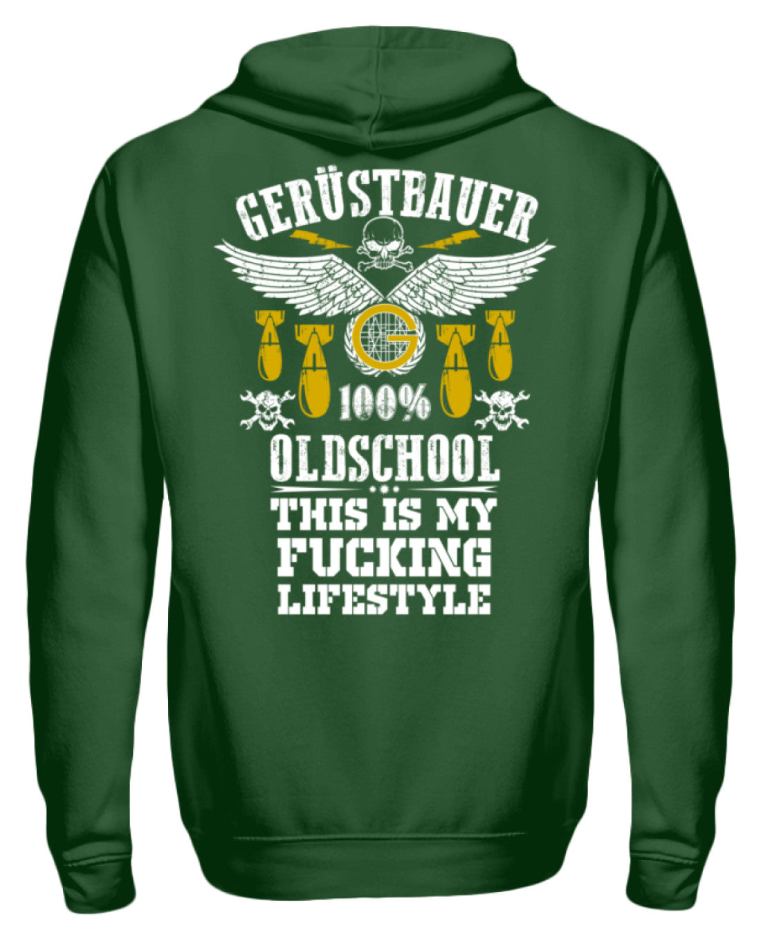 Oldschool Gerüstbauer - Unisex Kapuzenpullover Hoodie €39.95 Gerüstbauer - Shop >>