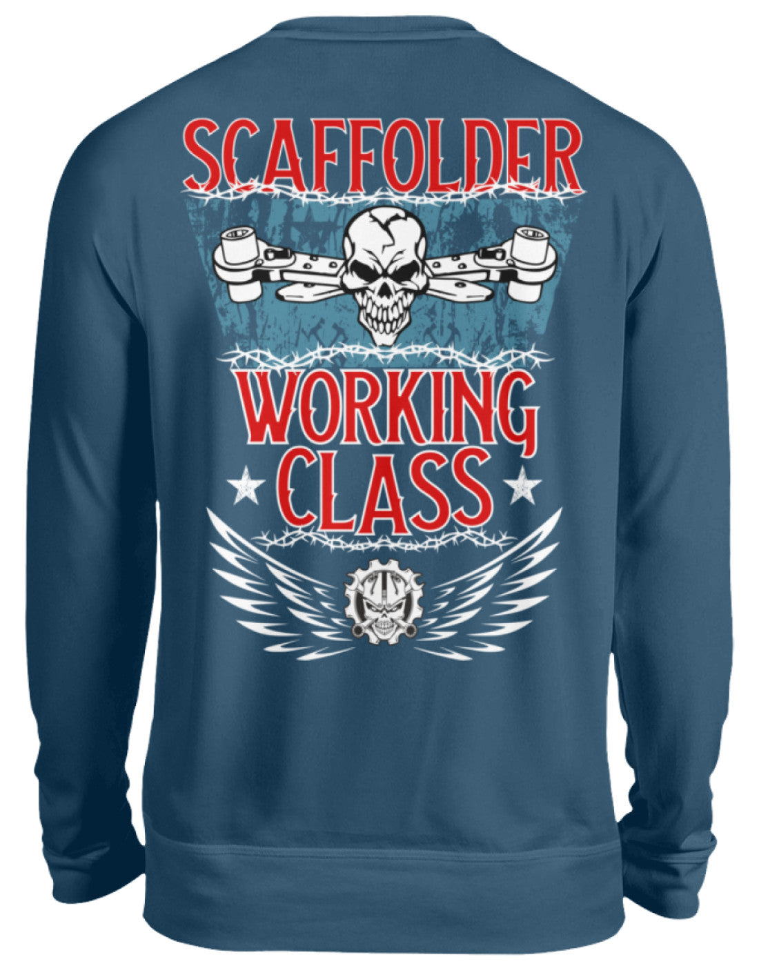 Scaffolder/Working/Class - Unisex Pullover €32.95 Gerüstbauer - Shop >>