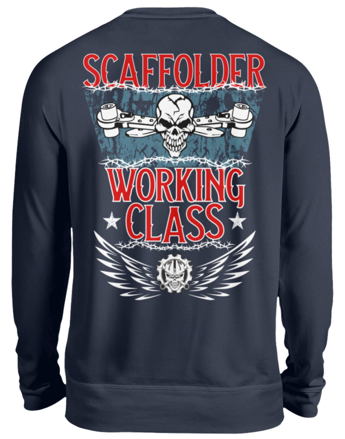 Scaffolder/Working/Class - Unisex Pullover €32.95 Gerüstbauer - Shop >>