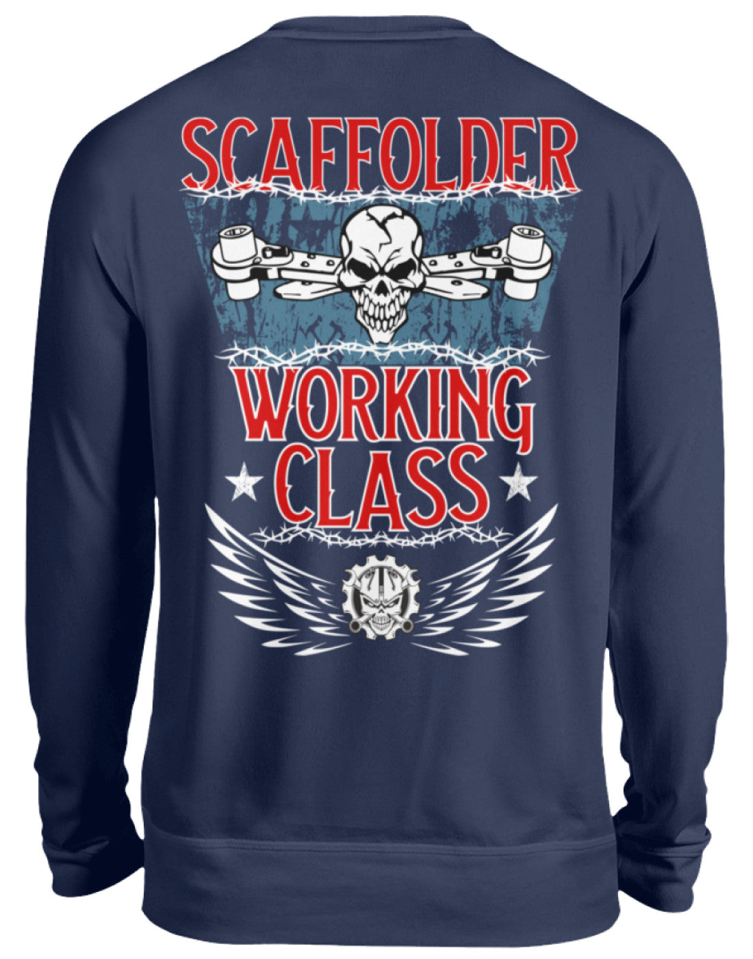 Scaffolder/Working/Class - Unisex Pullover €32.95 Gerüstbauer - Shop >>