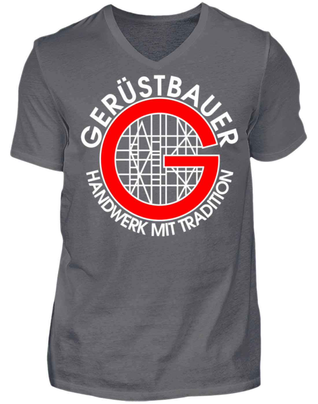 Gerüstbauer / Handwerk mit Tradition - Herren V-Neck Shirt €21.95 Gerüstbauer - Shop >>