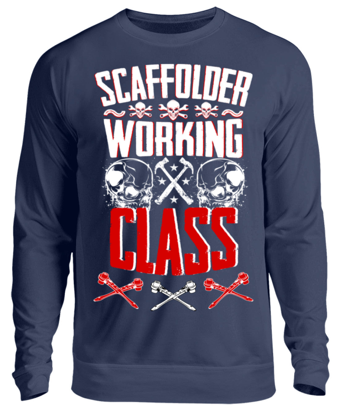 SCAFFOLDER WORKING CLASS - Unisex Pullover €32.95 Gerüstbauer - Shop >>