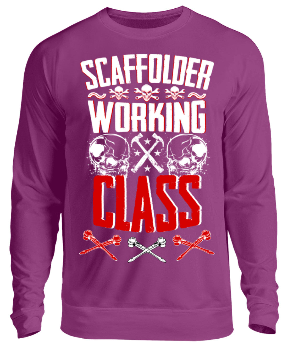 SCAFFOLDER WORKING CLASS - Unisex Pullover €32.95 Gerüstbauer - Shop >>