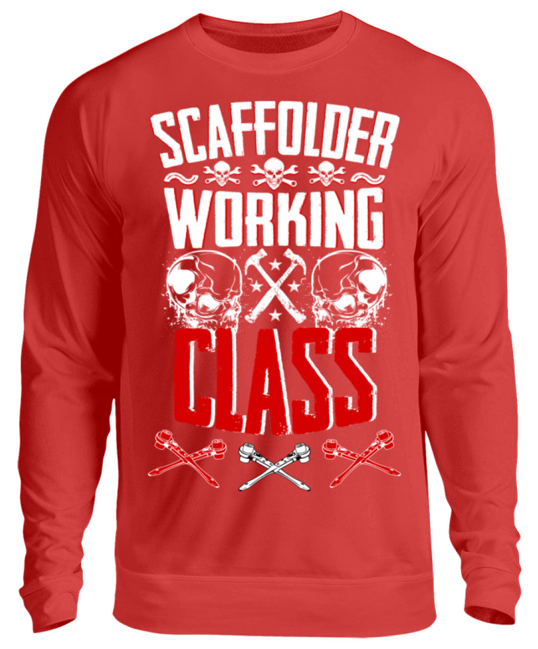 SCAFFOLDER WORKING CLASS - Unisex Pullover €32.95 Gerüstbauer - Shop >>