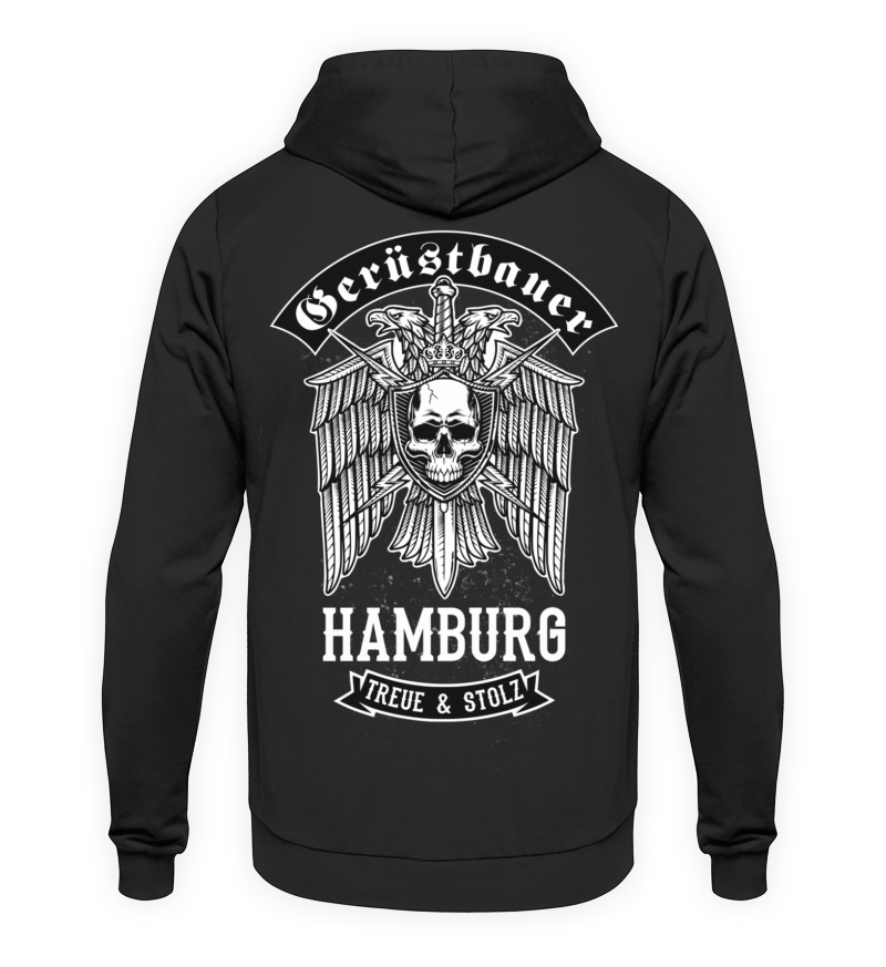 Gerüstbauer Hamburg - Unisex Premium Kapuzenpullover €36.95 Gerüstbauer - Shop >>