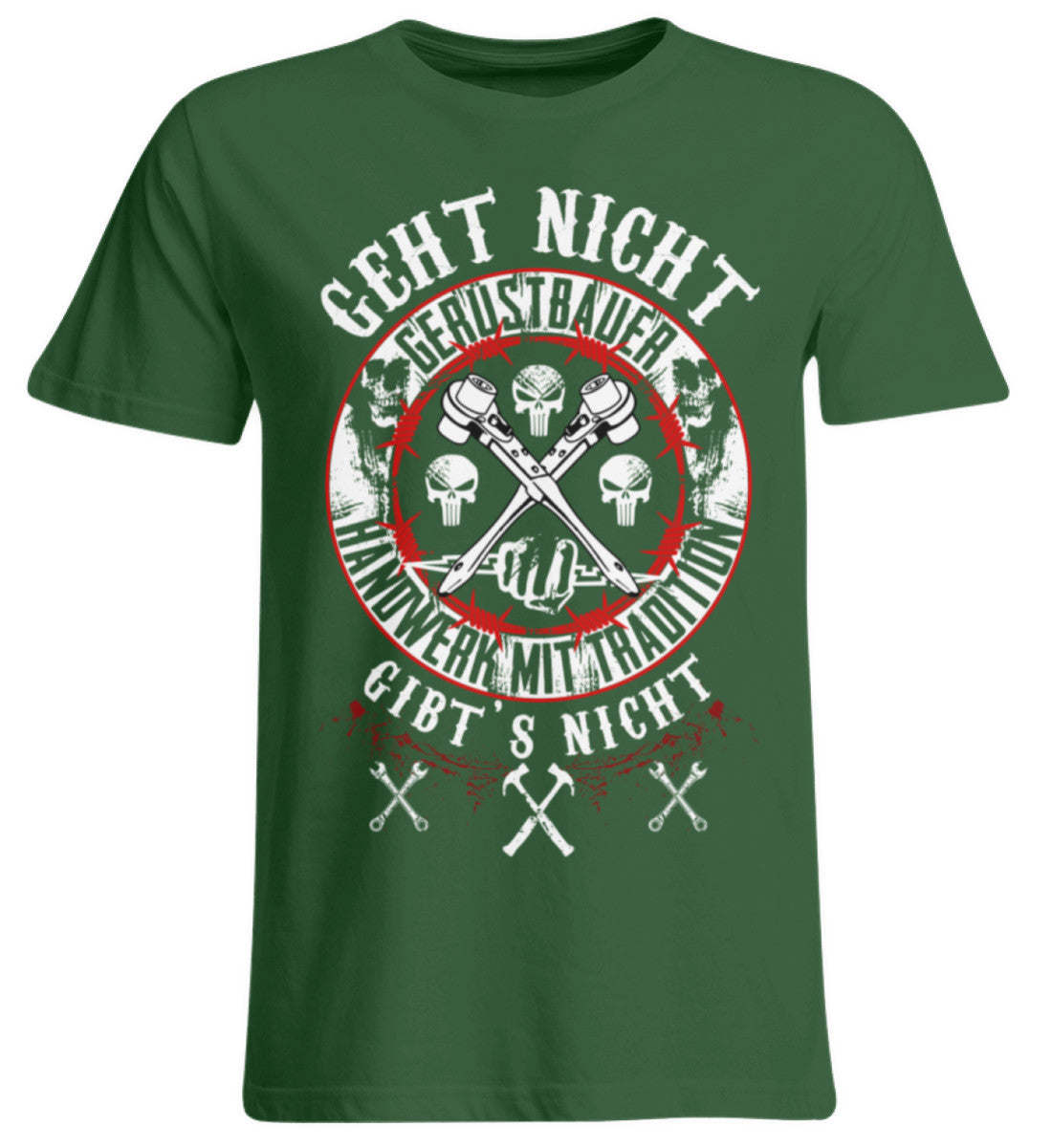 Gerüstbauer / GEHT NICHT GIBT´S NICHT - Übergrößenshirt €24.95 Gerüstbauer - Shop >>