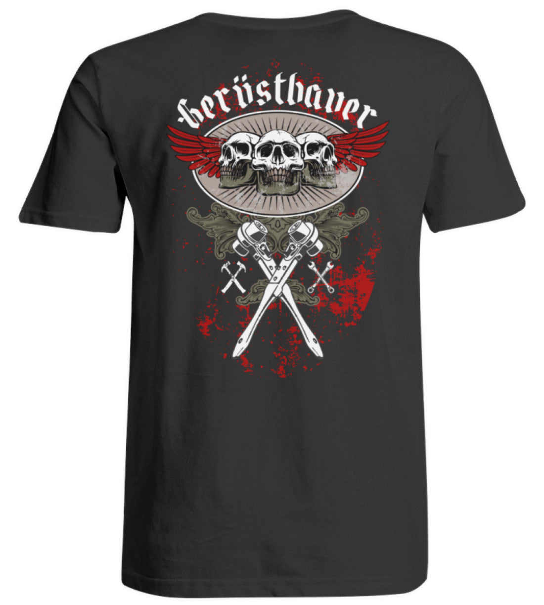 Gerüstbauer Skull  - Übergrößenshirt €24.95 Gerüstbauer - Shop >>