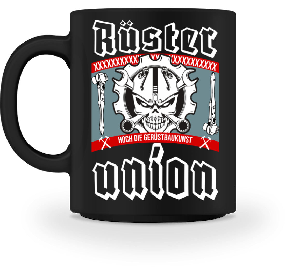 Gerüstbautasse / Ruester Union - Tasse €18.95 Gerüstbauer - Shop >>