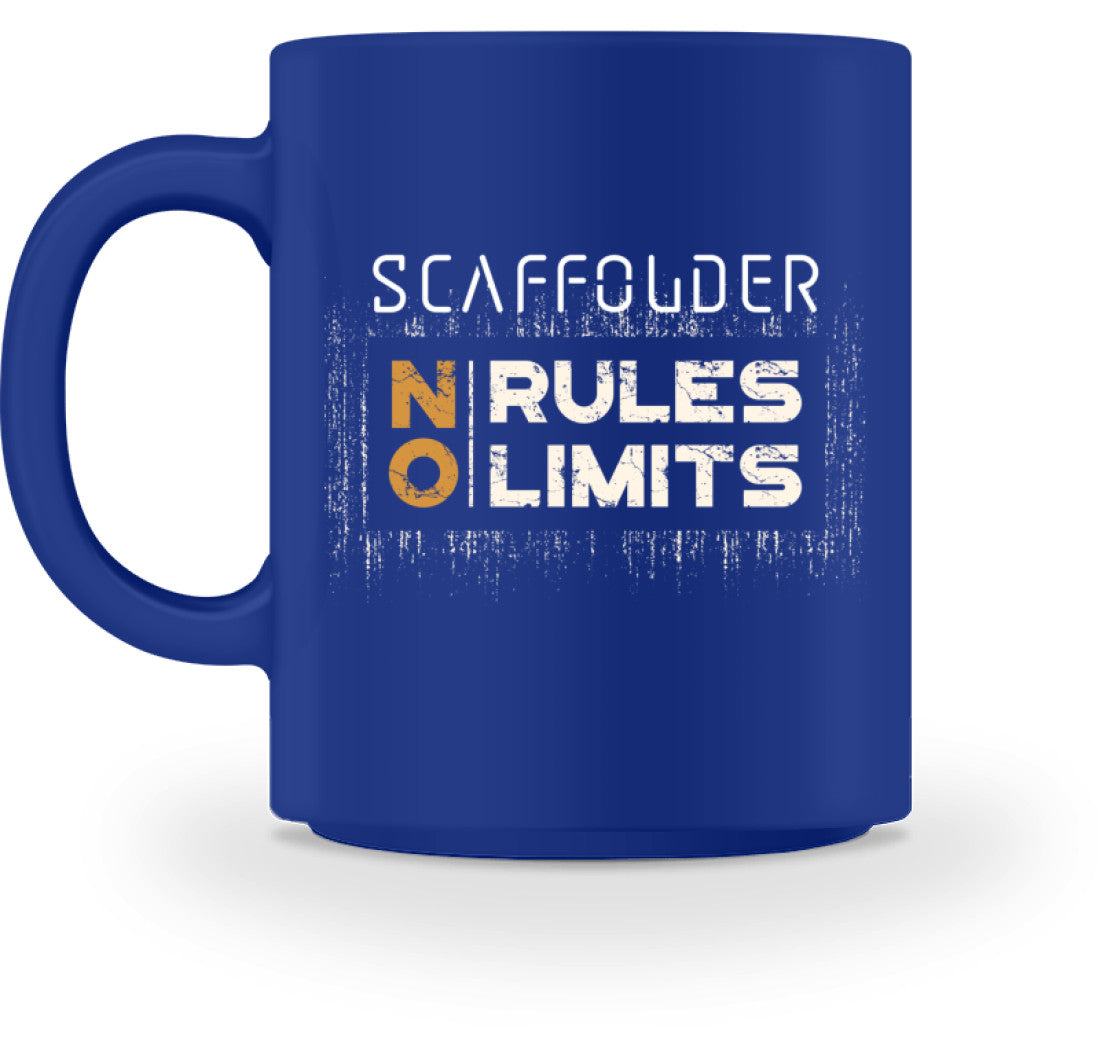 Scaffolder NO RULES NO LIMITS - Tasse €18.95 Gerüstbauer - Shop >>