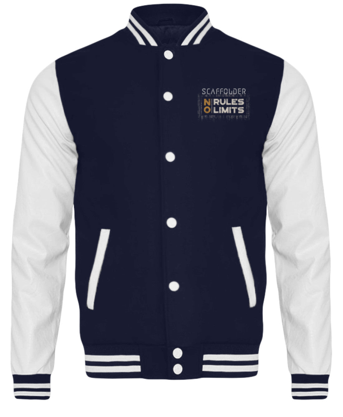 Scaffolder NO RULES NO LIMITS - College Sweatjacke €59.95 Gerüstbauer - Shop >>