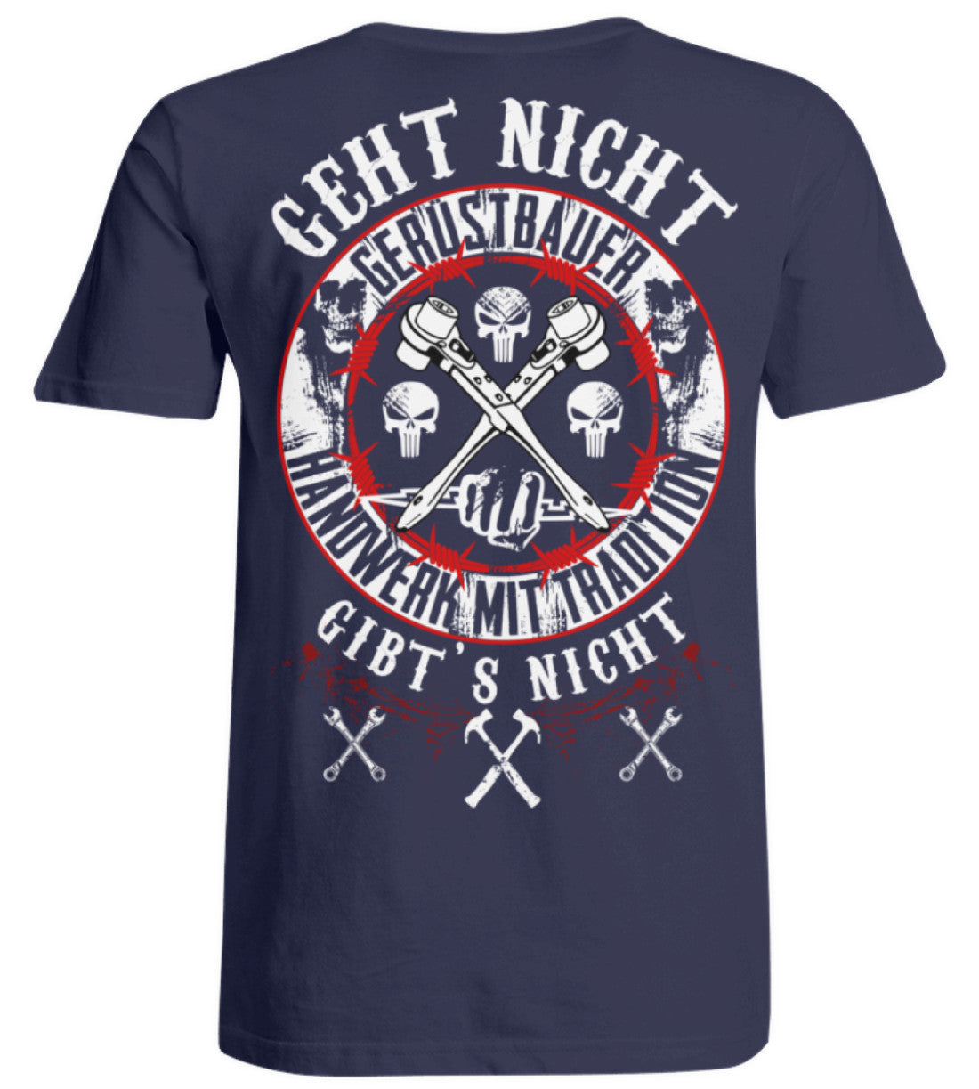 Gerüstbauer / GEHT NICHT GIBT`S NICHT II - Übergrößenshirt €29.95 Gerüstbauer - Shop >>