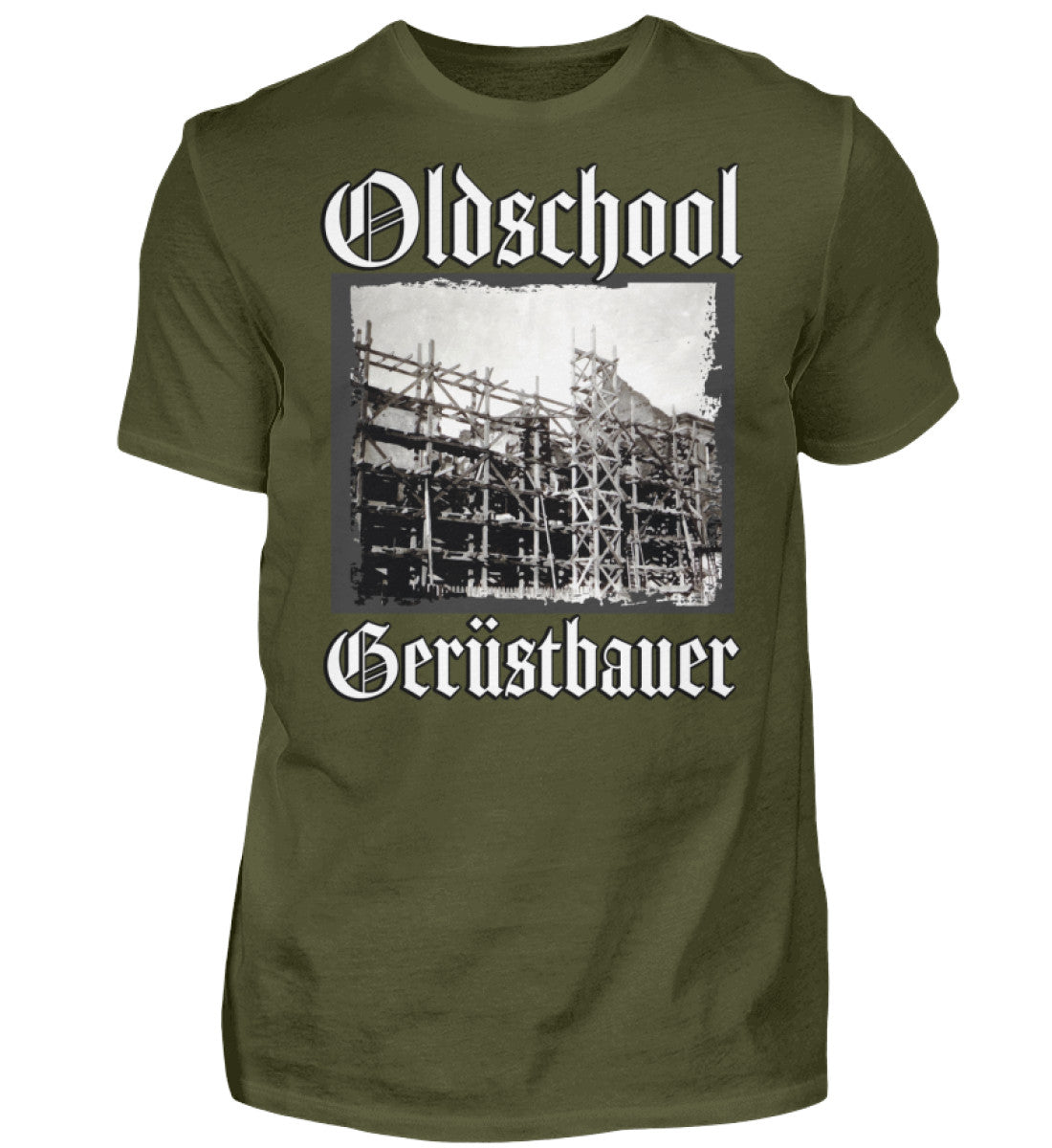 Oldschool Gerüstbauer Dirk  - Herren Shirt €29.95 Gerüstbauer - Shop >>