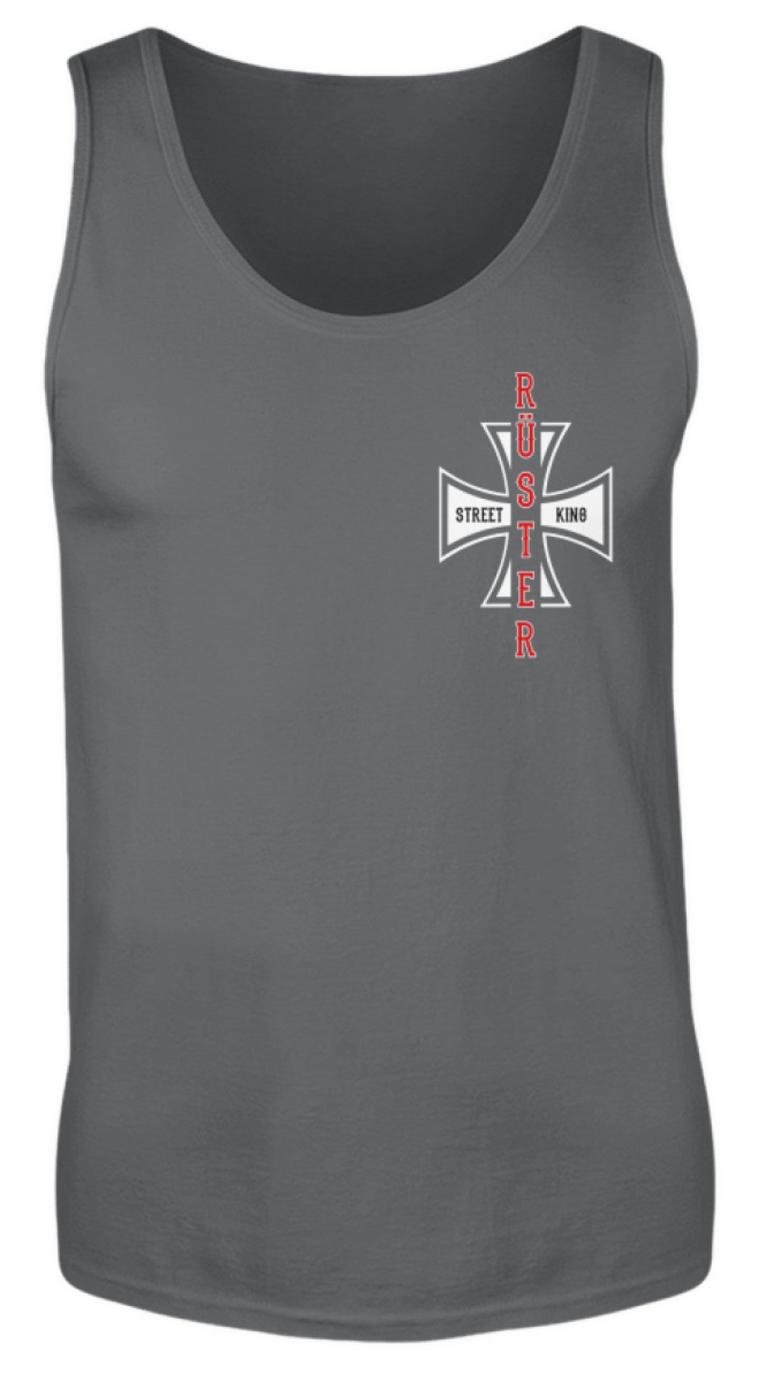 Rüster Street King - Herren Tanktop €24.95 Gerüstbauer - Shop >>
