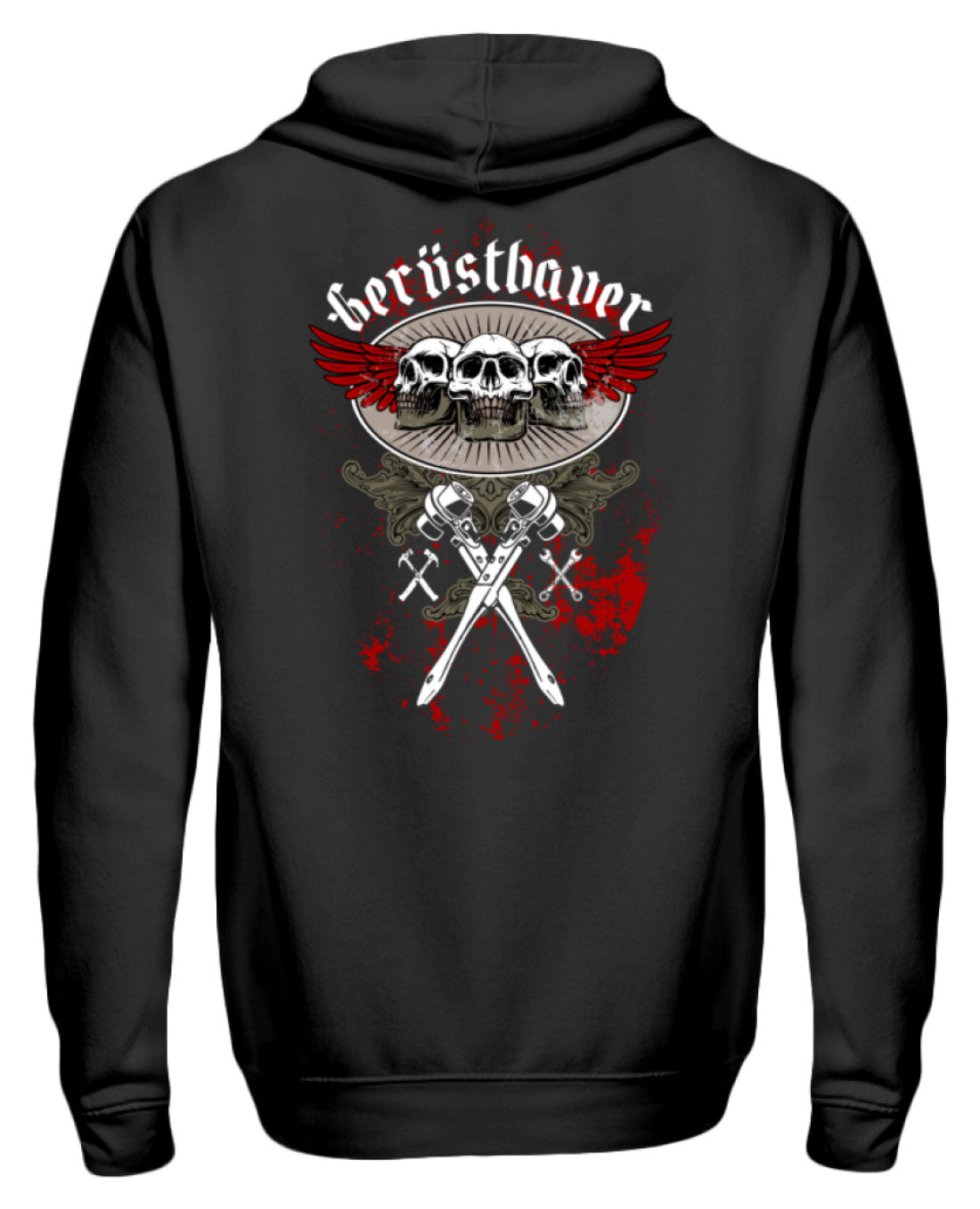 Gerüstbauer Skull - Zip-Hoodie €44.95 Gerüstbauer - Shop >>