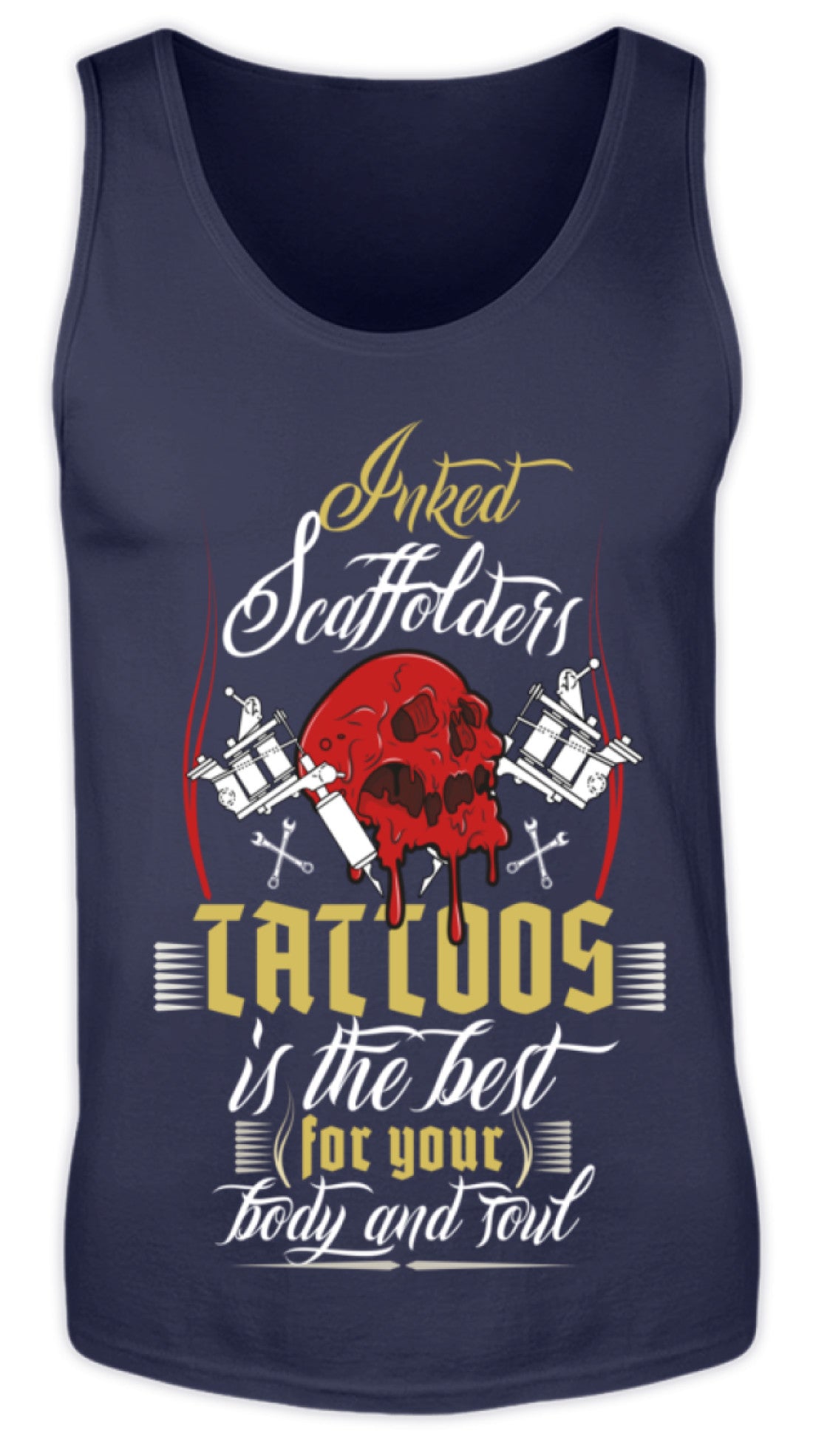Inked Scaffolders - Herren Tanktop €19.99 Gerüstbauer - Shop >>